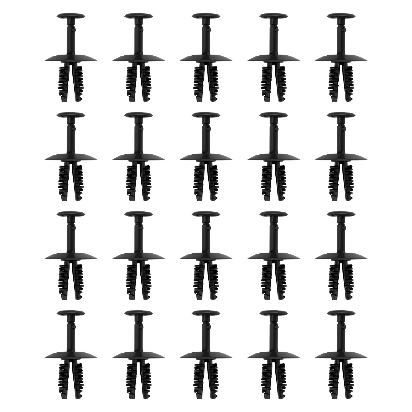 ECSiNG 20 Stück Auto-Slam-Panel-Clips Frontgrill-Clips Ersatzteil N91158501 Innenverkleidungs-Clips Kompatibel mit VW Transporter T5 T6 (einige) von ECSiNG
