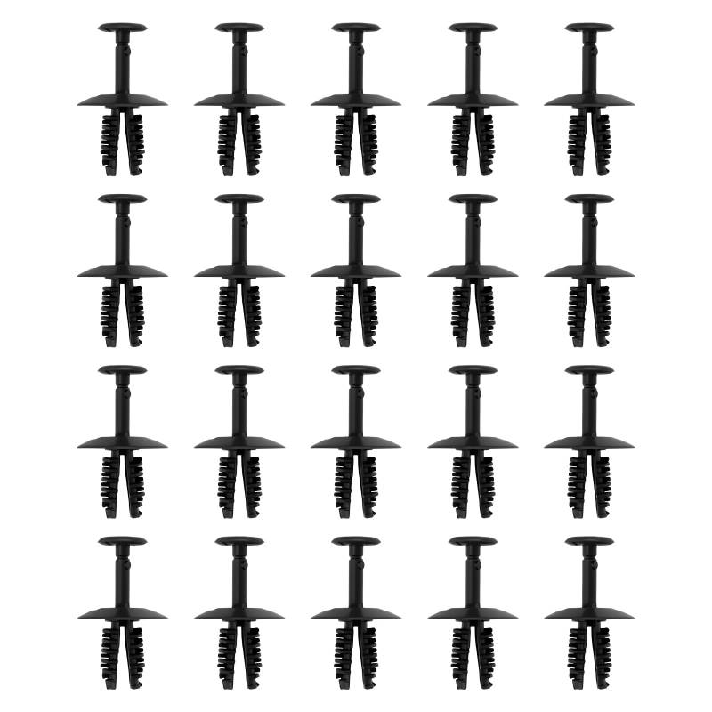 ECSiNG 20 Stück Auto-Slam-Panel-Clips Frontgrill-Clips Ersatzteil N91158501 Innenverkleidungs-Clips Kompatibel mit VW Transporter T5 T6 (einige) von ECSiNG