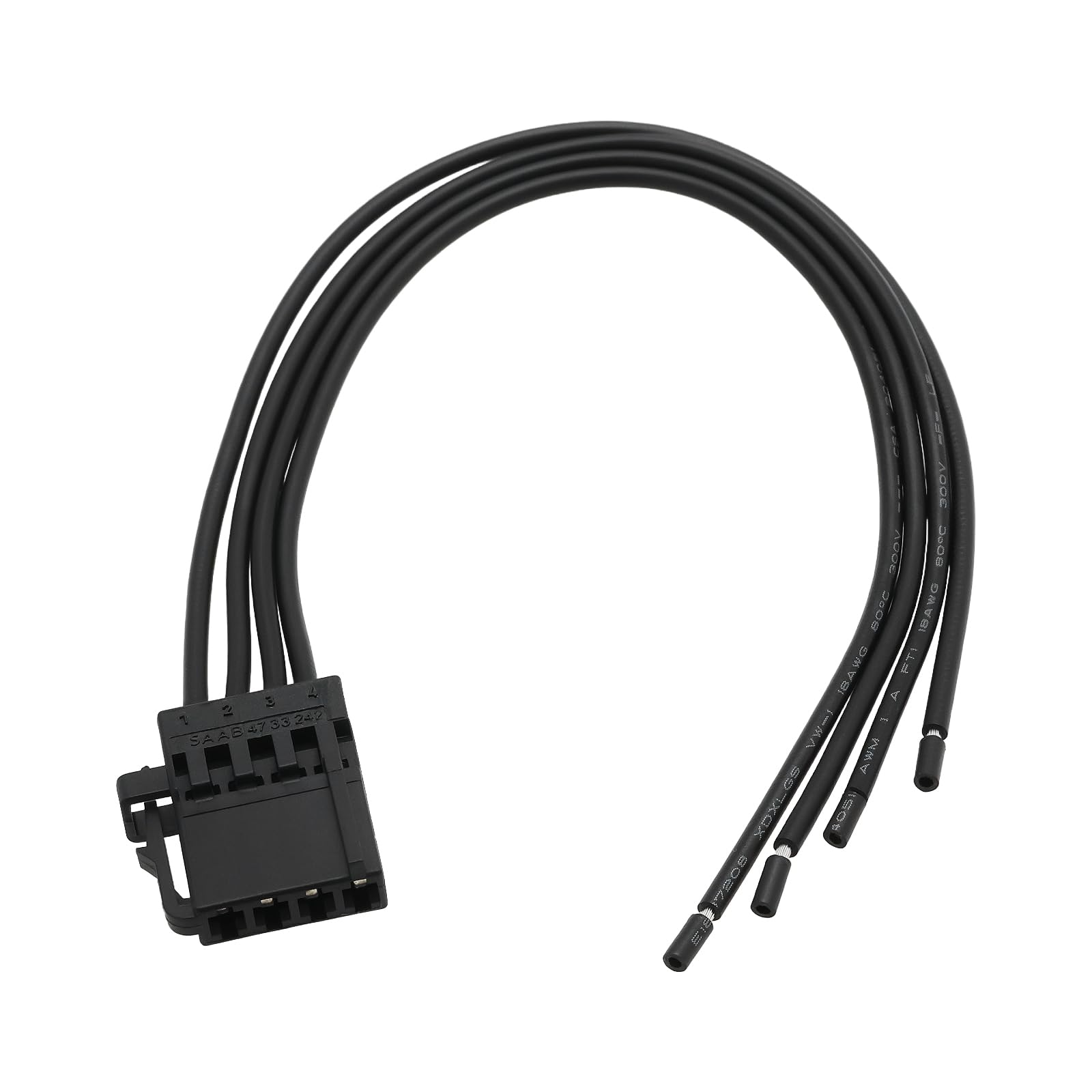 ECSiNG 4-poliger Rücklicht-Kabelbaum-Anschlussstecker mit Vorverdrahtetem 20-cm-Kabel 4733242 Kompatibel mit Saab 93 9-3 Kompatibel mit Vauxhall Kompatibel mit Vectra C Kompatibel mit Meriva B ECSiNG 4-poliger Rücklicht-Kabelbaum-Anschlussstecker mit Vorverdrahtetem 20-cm-Kabel 4733242 Kompatibel mit Saab 93 9-3 Kompatibel mit Vauxhall Kompatibel mit Vectra C Kompatibel mit Meriva B von ECSiNG