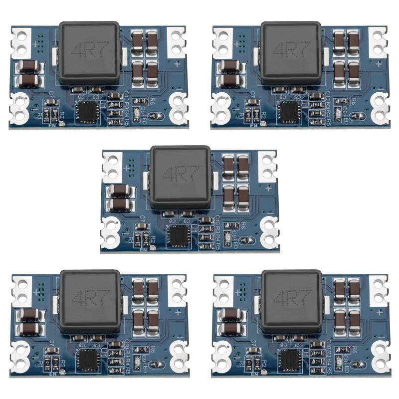 ECSiNG 5 Stück Mini560 DC-DC Wandler mit Hocheffizientem Ausgang Spannungsregler Buck stabilisiertes Netzteilmodul für Kommunikationsgeräte Stromversorgung 5 V von ECSiNG