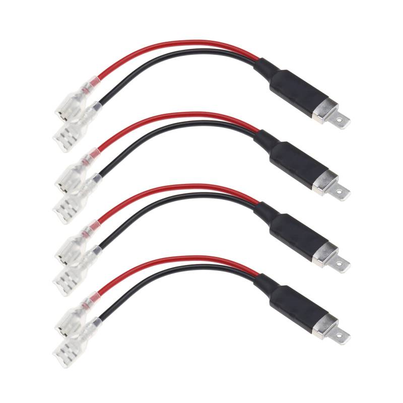 ECSiNG H1 Stecker Einzeldiode Konverter Anschluss Kabelbaum Ersatz Plug and Play für LED Scheinwerfer Glühbirne Umwandlung von ECSiNG