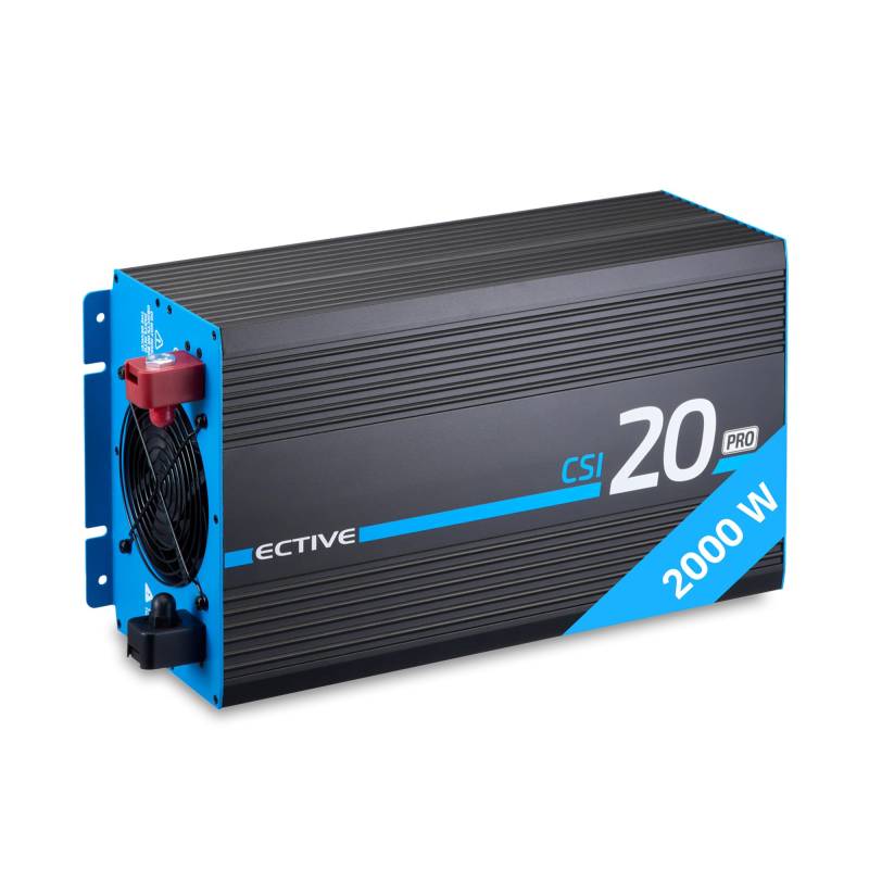 ECTIVE CSI 20 PRO 2000W/12V Sinus-Wechselrichter mit Netzvorrangschaltung und Ladegerät von ECTIVE