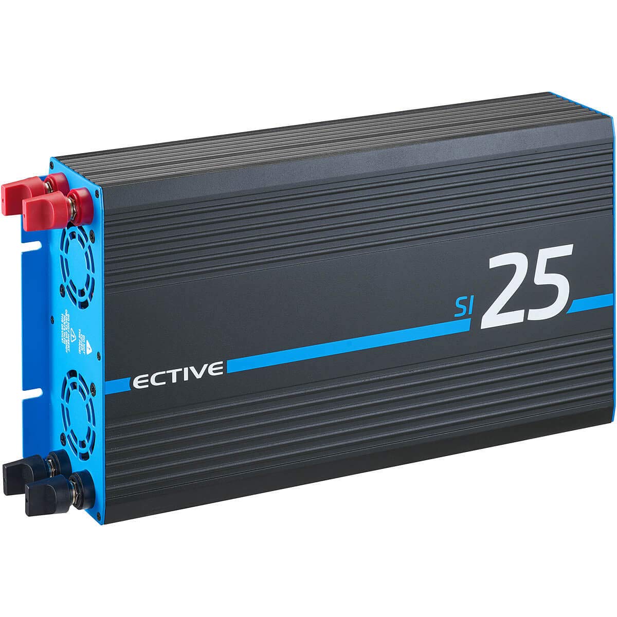 ECTIVE Reiner Sinsus Wechselrichter SI25-2500W, 12V auf 230V, USB, Überlastschutz, Überhitzungsschutz, Aluminiumgehäuse - DC/AC Spannungswandler, Umwandler, Stromwandler für Haushaltsgeräten von ECTIVE
