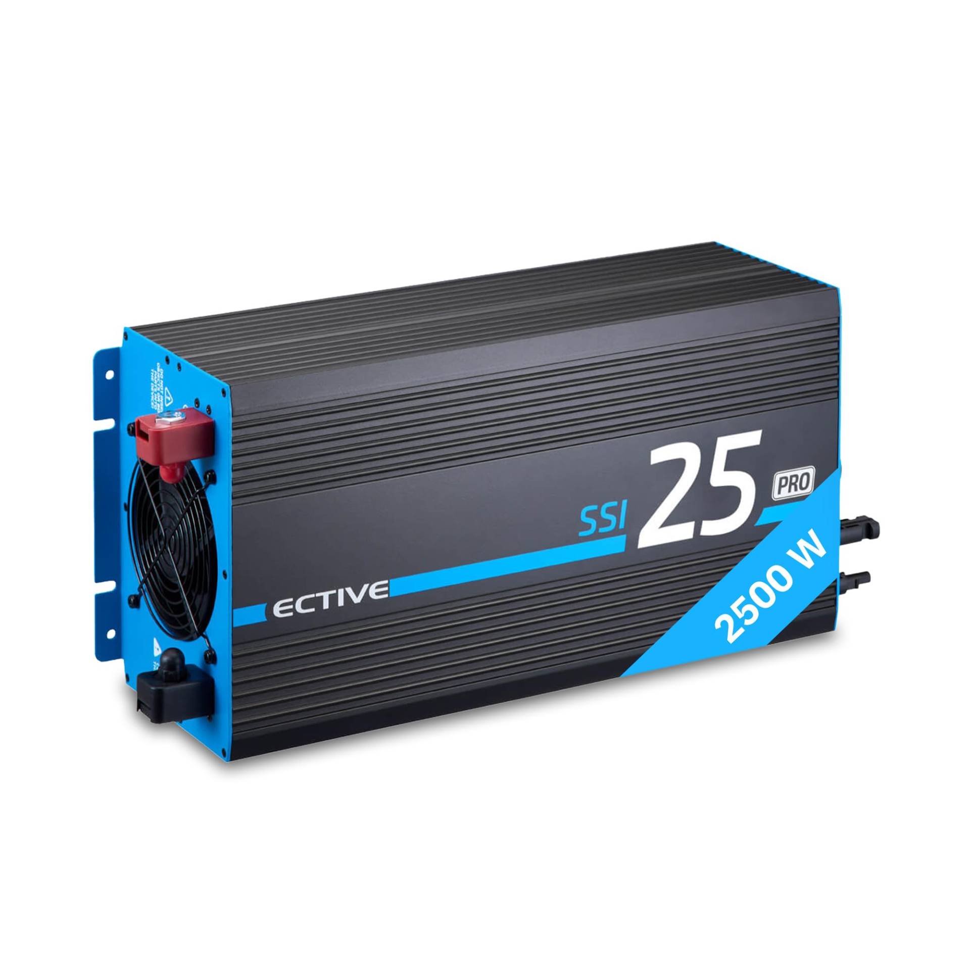 ECTIVE SSI 25 PRO 2500W/12V Sinus-Wechselrichter mit Netzvorrangschaltung, Ladegerät und Laderegler von ECTIVE
