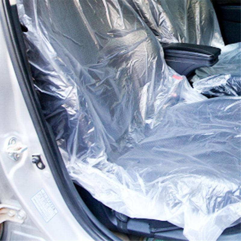 ECYC 50 Stück Einweg Kunststoff Auto sitzbezüge Universal Fahrzeugschutz von ECYC