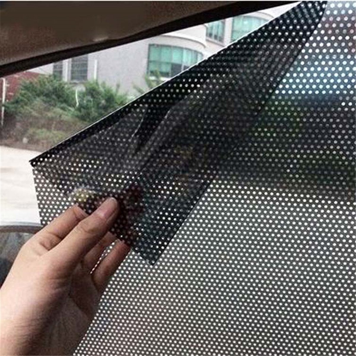 ECYC Auto Fenster Schatten Aufkleber für Seiten und Heckscheibe, 2 Teile/los 63x42 cm Uv Aufkleber Auto Sonnenschirm Elektrostatische Aufkleber von ECYC