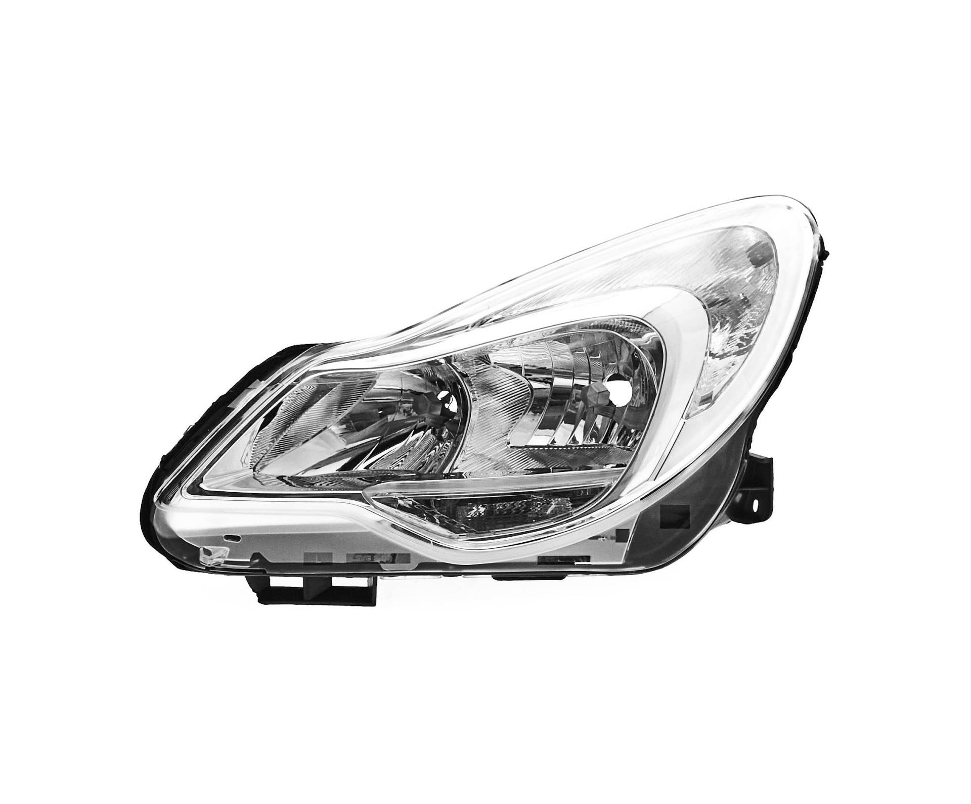 EDA PREMIUM auto Scheinwerfer, Frontscheinwerfer Links 1226125 passend für OPEL CORSA D 2011-2015 mit Stellmotor für LWR, Chrom, H1/H7, ECE EDA PREMIUM auto Scheinwerfer, Frontscheinwerfer Links 1226125 passend für OPEL CORSA D 2011-2015 mit Stellmotor für LWR, Chrom, H1/H7, ECE von EDA PREMIUM