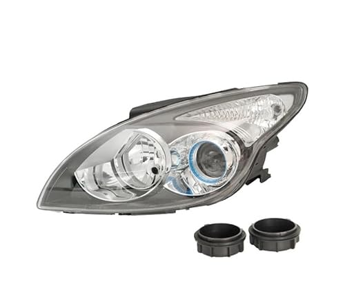 EDA PREMIUM auto Scheinwerfer Links 921012R000 passend für HYUNDAI I-30 2008-2012, ohne Stellmotor für LWR, H7/H1, PY21W, W5W, E13, mit Glühlampen von EDA PREMIUM
