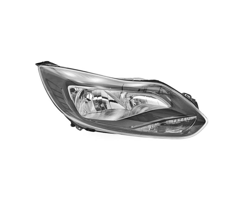 EDA PREMIUM auto Scheinwerfer Rechts 1735192 passend für FORD FOCUS, 11-14 mit Motor, schwarz von EDA PREMIUM