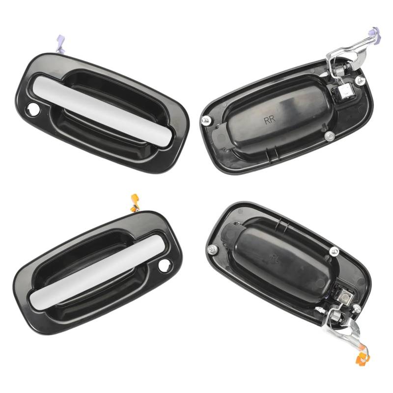 EDAUZVFR Auto Türgriff Kompatibel Mit Chevrolet Für Avalanche 1500 2500 1999 2000 2001 2002 2003 2004 2005 2006 2007 4 PCS Außentürgriffe 15745149 1518241 von EDAUZVFR