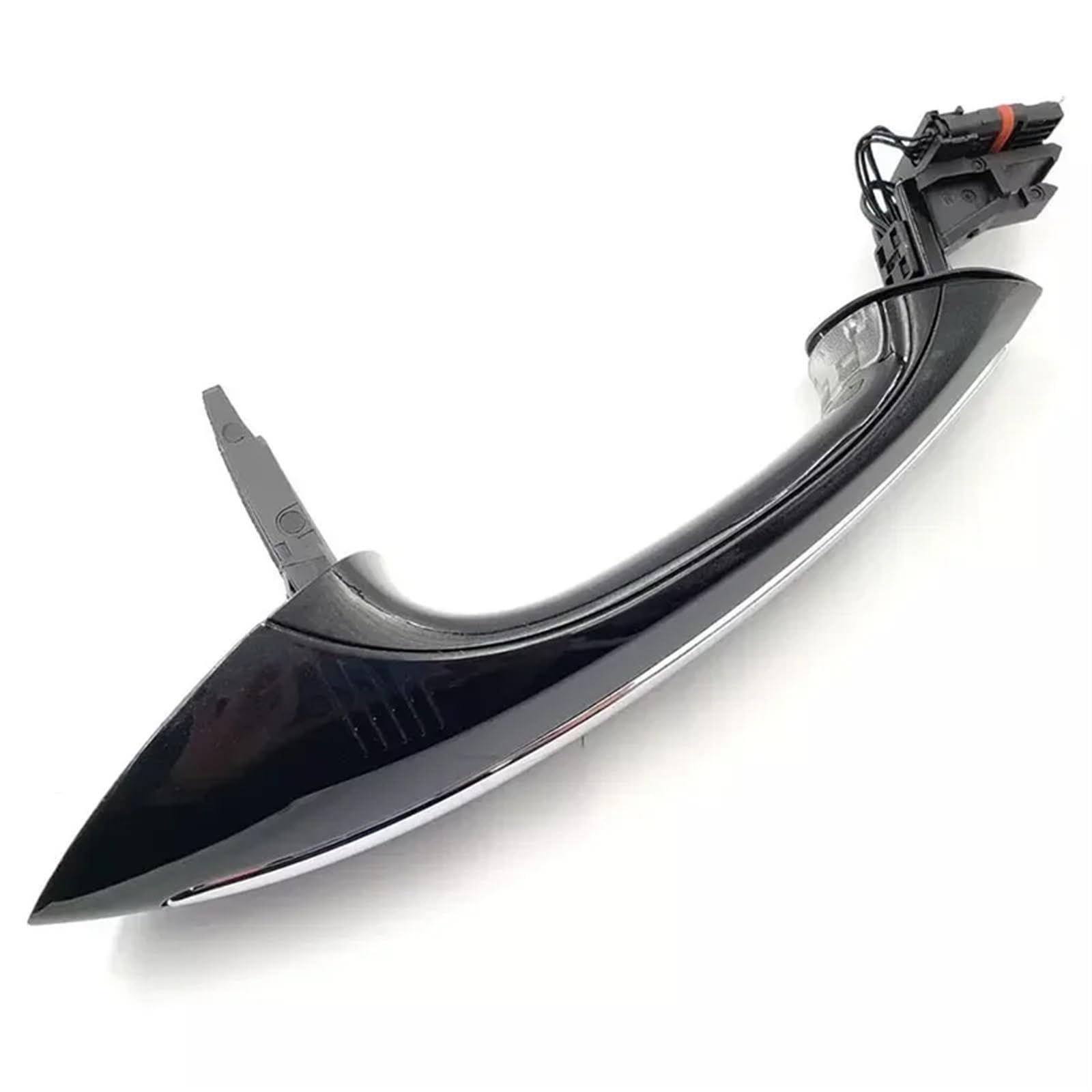EDAUZVFR Auto Türgriff Kompatibel Mit Für 5' F07 GT LCI 2012 2013 2014 2015 2016 Schwarz/Weiß Autoaußenkomfort-Türgriff Autozubehör(Black,Rear Left) von EDAUZVFR