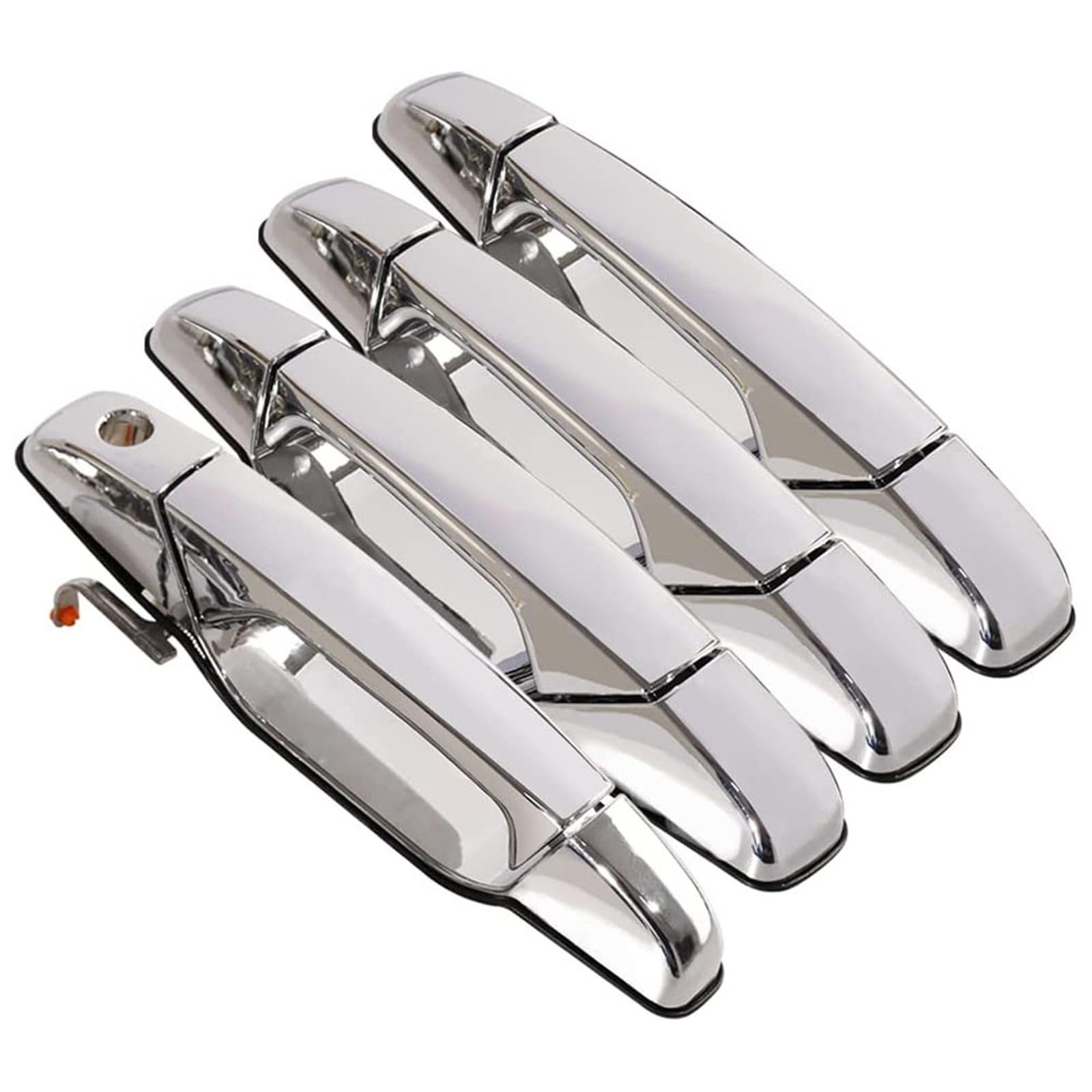 EDAUZVFR Auto Türgriff Kompatibel Mit Gmc Für Sierra 2008 2009 2010 2011 2012 2013 Vorne Hinten Links Rechts Äußere Türgriffe Autozubehör 25960525 25960526 25960521 25960522(Front Rear 4pcs) von EDAUZVFR