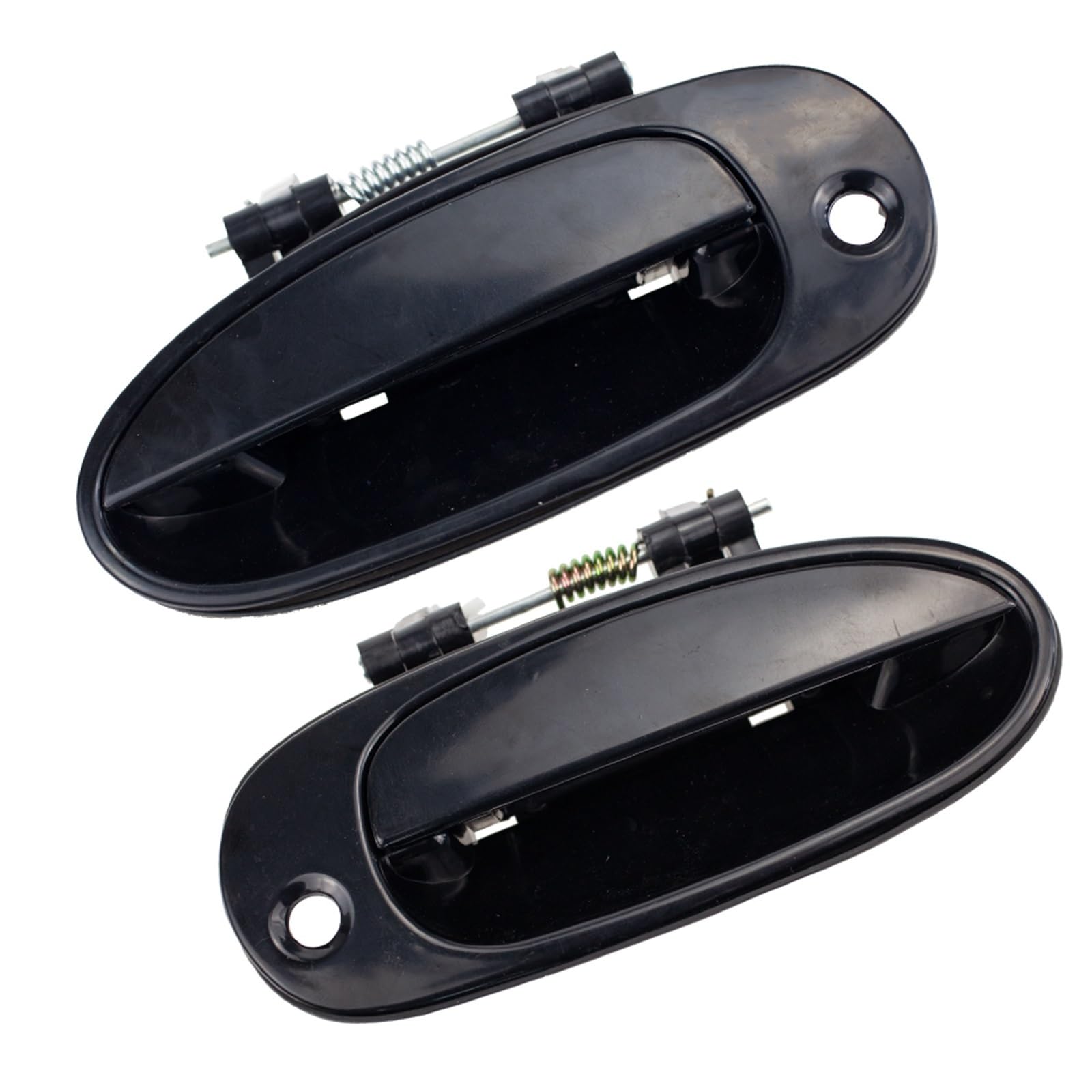 EDAUZVFR Auto Türgriff Kompatibel Mit Kia Für Spectra 2000 2001 Auto-Außentürgriff Außen Schwarz Links/rechts Autozubehör 0K2A1-58410 von EDAUZVFR