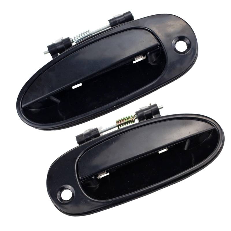 EDAUZVFR Auto Türgriff Kompatibel Mit Kia Für Spectra 2000 2001 Auto-Außentürgriff Außen Schwarz Links/rechts Autozubehör 0K2A1-58410 von EDAUZVFR