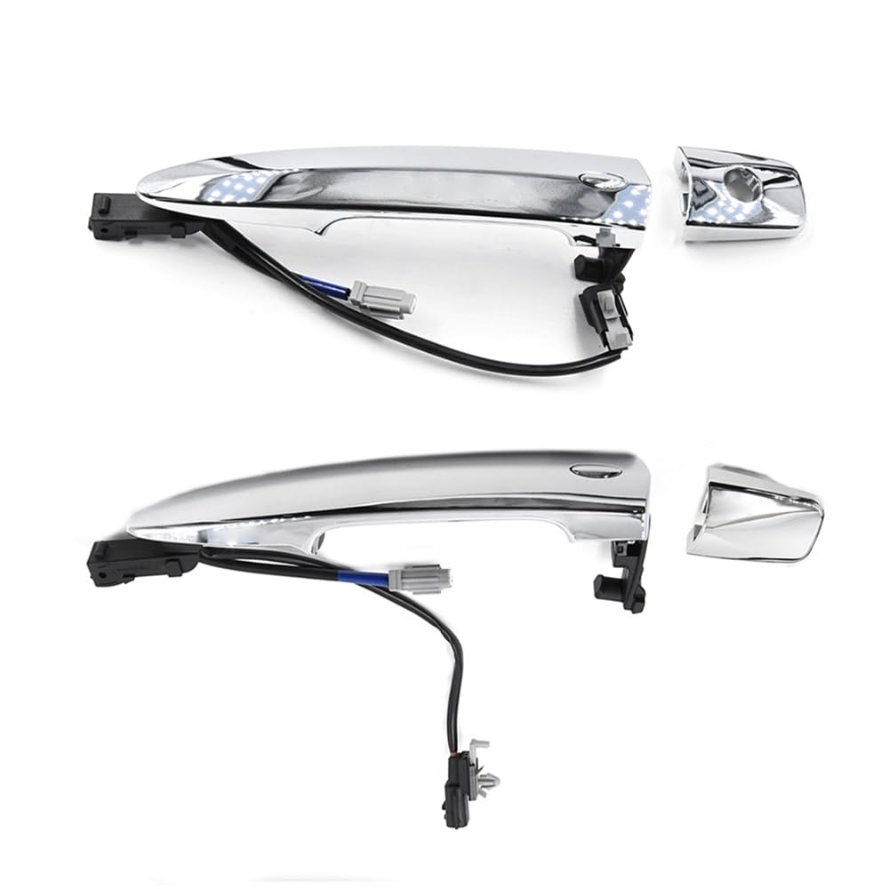 EDAUZVFR Auto Türgriff Kompatibel Mit Nissan Für Leaf 2011 2012 2013 2014 2015 2016 2017 Auto-Außentürgriffe Vorne Autozubehör 826469N00A 80640-3SG0A(Front Left Right) von EDAUZVFR