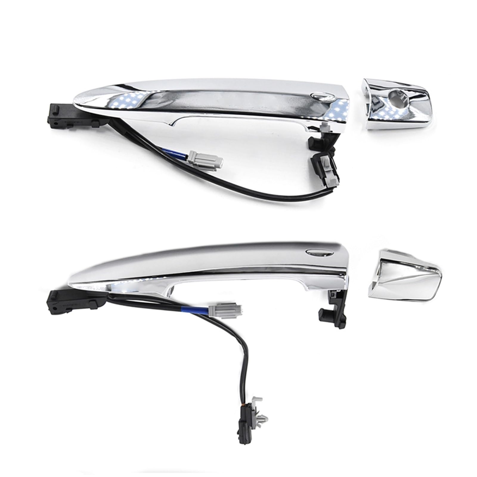 EDAUZVFR Auto Türgriff Kompatibel Mit Nissan Für Murano LE S SL 2009 2010 2011 2012 2013 2014. Autofront-Chrom-Außentürgriffe 826469N00A 806469N00A 806451AA0A(Front Left Right) von EDAUZVFR