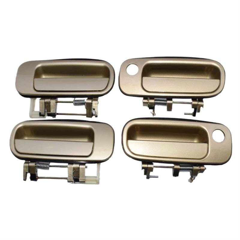 EDAUZVFR Auto Türgriff Kompatibel Mit Toyota Für Camry 1992 1993 1994 1995 1996 Auto Vorne Hinten Links Rechts Außentürgriff Autozubehör 69240-33010 69230-33010(Front Rear 4PCS) von EDAUZVFR