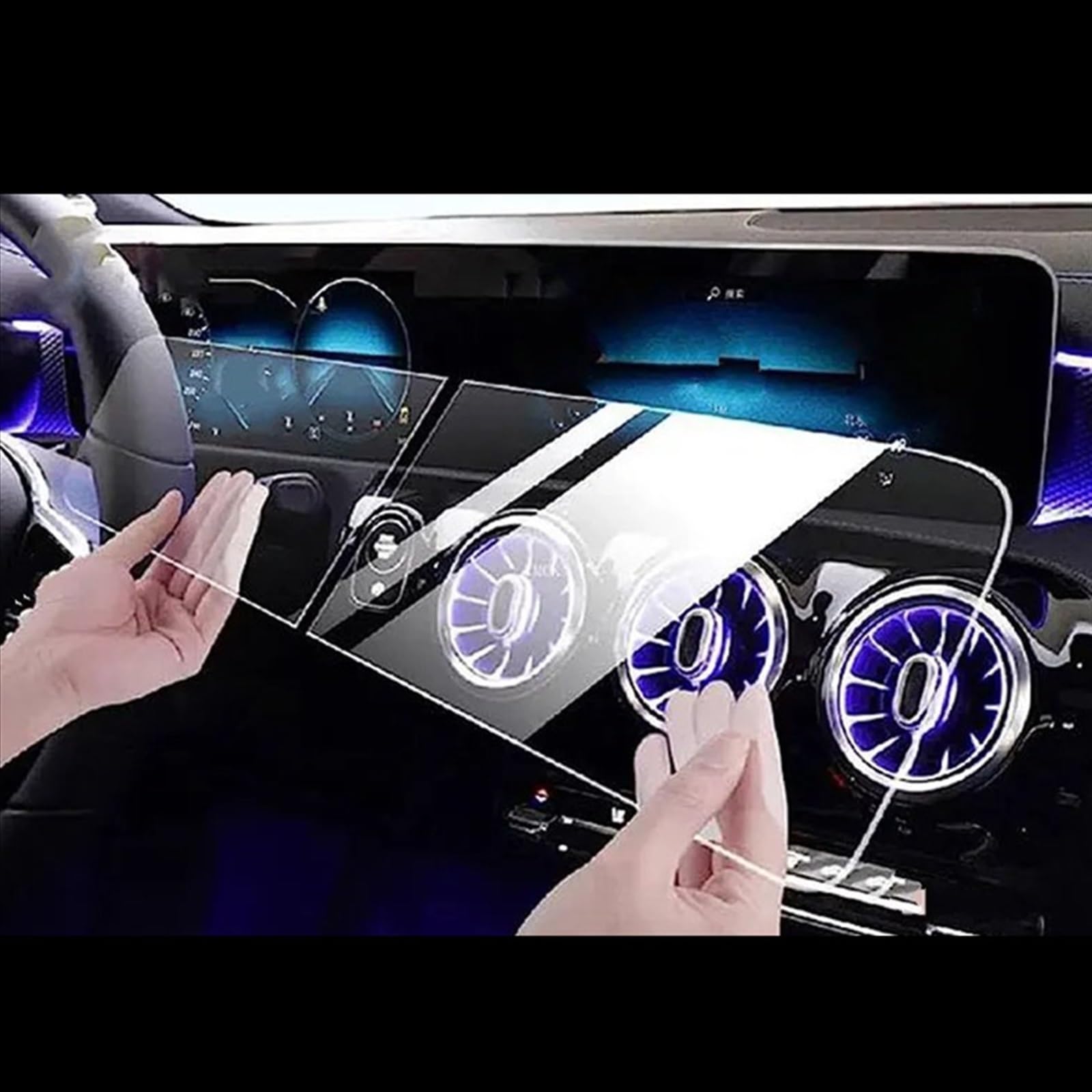 EDAUZVFR Car Displayschutzfolie Kompatibel Mit Benz Für Cla 220 250 2020 Autonavigationsbildschirm-Schutzfolienaufkleber Autoinnenraum-Schutzfolie Autozubehör EDAUZVFR Car Displayschutzfolie Kompatibel Mit Benz Für Cla 220 250 2020 Autonavigationsbildschirm-Schutzfolienaufkleber Autoinnenraum-Schutzfolie Autozubehör von EDAUZVFR