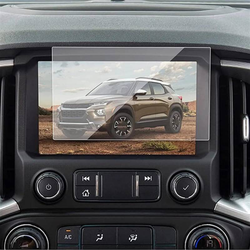 EDAUZVFR Car Displayschutzfolie Kompatibel Mit Chevrolet Für Trailblaz 2021 2022 2023 8 Zoll Autonavigations-Bildschirmschutzfolienaufkleber Gehärtetes Glas Schutzfolie von EDAUZVFR
