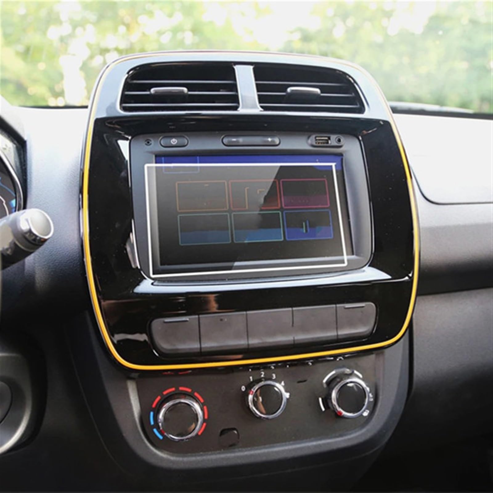 EDAUZVFR Car Displayschutzfolie Kompatibel Mit Dacia Für Spring Electric 2020 2021 2022 7 Zoll Autonavigations-Bildschirmschutzfolie Aufkleber Autoinnenraumschutzfolie EDAUZVFR Car Displayschutzfolie Kompatibel Mit Dacia Für Spring Electric 2020 2021 2022 7 Zoll Autonavigations-Bildschirmschutzfolie Aufkleber Autoinnenraumschutzfolie von EDAUZVFR
