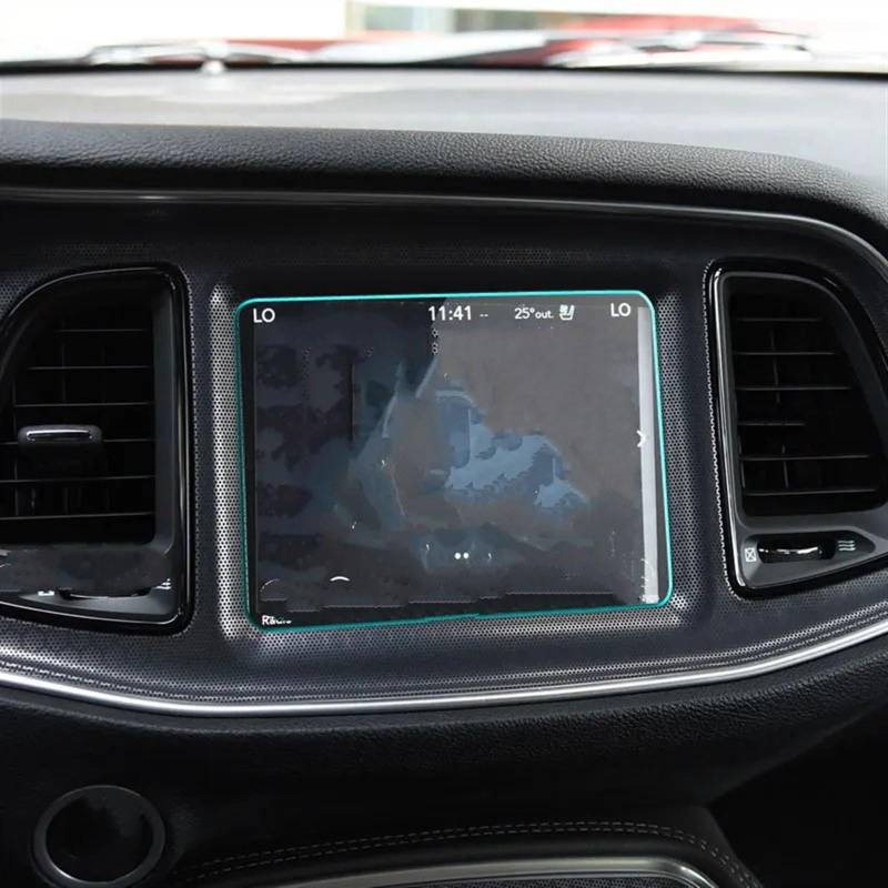 EDAUZVFR Car Displayschutzfolie Kompatibel Mit Dodge Für Challenger 2015 2016 2017 2018 2019 2020 Autoinstrument Transparente Schutzfolie Autonavigation Schutzfolie von EDAUZVFR