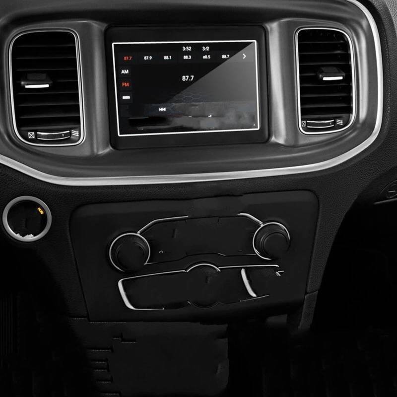 EDAUZVFR Car Displayschutzfolie Kompatibel Mit Dodge Für Charger Für Challenger 2017 2018 2019 2020 2021 8,4 Zoll Autoinnenraum Mittelkonsole Transparente Schutzfolie von EDAUZVFR