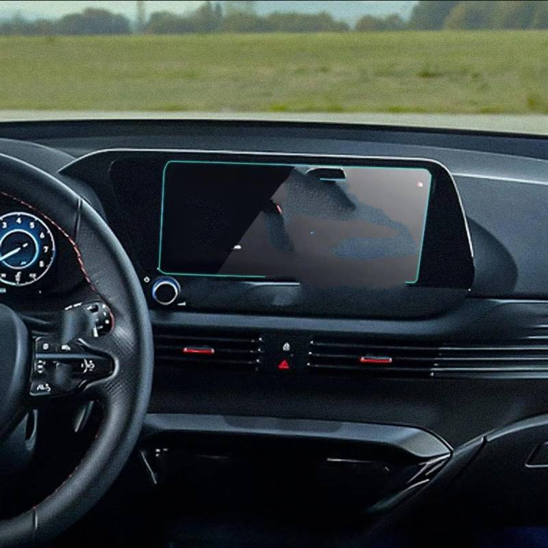 EDAUZVFR Car Displayschutzfolie Kompatibel Mit Hyundai Für I20 2020 2021 10,25 Zoll Navigationsdisplay Schutzfolie Autoinstrument Transparente Schutzfolie von EDAUZVFR