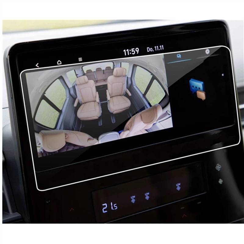 EDAUZVFR Car Displayschutzfolie Kompatibel Mit Hyundai Für Staria Für Elite Für Highlander 2021 2022 Auto Instrument Transparent Schutz Film Dashboard Schutz Film von EDAUZVFR