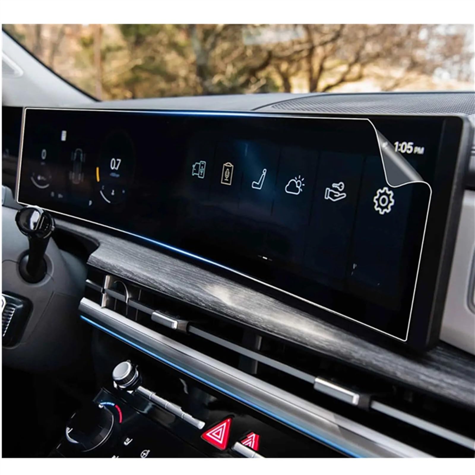 EDAUZVFR Car Displayschutzfolie Kompatibel Mit Hyundai Für Tucson 2024 12,3 Zoll Autoinstrument Transparente Schutzfolie Autonavigationsbildschirm Schutzfolie Aufkleber EDAUZVFR Car Displayschutzfolie Kompatibel Mit Hyundai Für Tucson 2024 12,3 Zoll Autoinstrument Transparente Schutzfolie Autonavigationsbildschirm Schutzfolie Aufkleber von EDAUZVFR