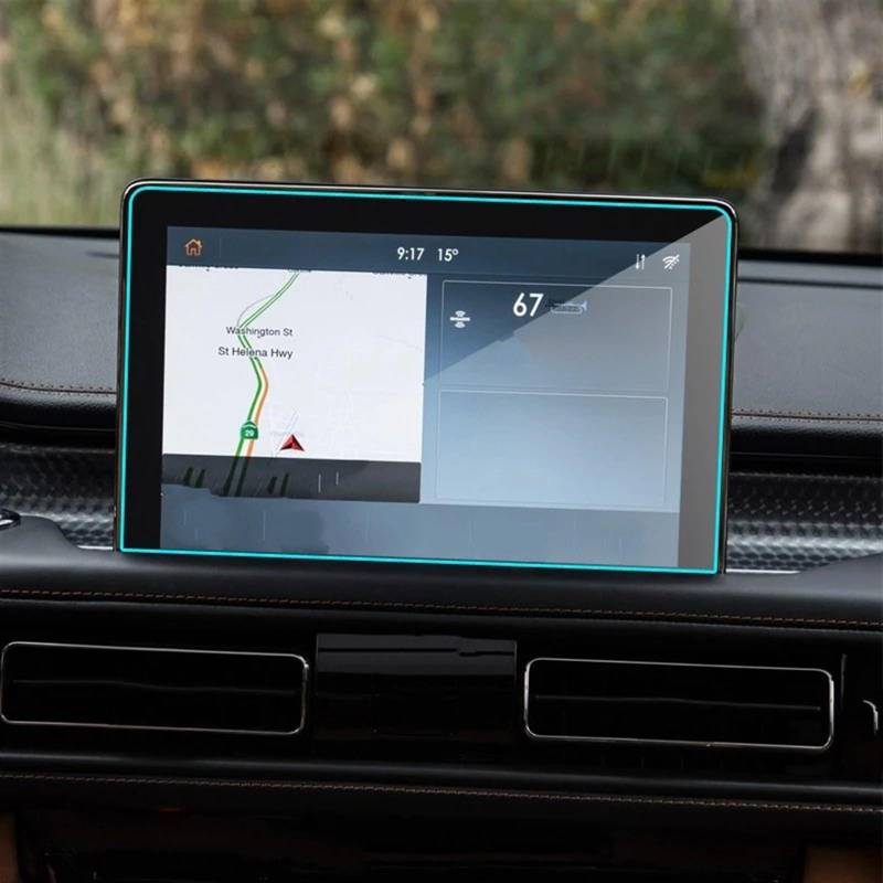 EDAUZVFR Car Displayschutzfolie Kompatibel Mit Lincoln Für Aviator 2019 2020 10,1 Zoll Autonavigation Schutzfolie Displayschutzfolie Aus Gehärtetem Glas Autozubehör von EDAUZVFR