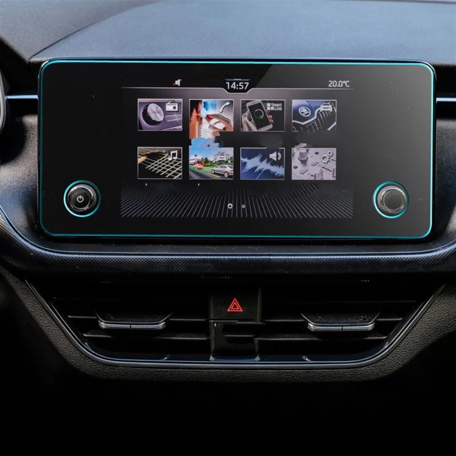 EDAUZVFR Car Displayschutzfolie Kompatibel Mit Skoda Für Scala Für Bolero 2020 Autonavigationsbildschirm-Schutzfolienaufkleber Armaturenbrett-Schutzfolie Autozubehör EDAUZVFR Car Displayschutzfolie Kompatibel Mit Skoda Für Scala Für Bolero 2020 Autonavigationsbildschirm-Schutzfolienaufkleber Armaturenbrett-Schutzfolie Autozubehör von EDAUZVFR