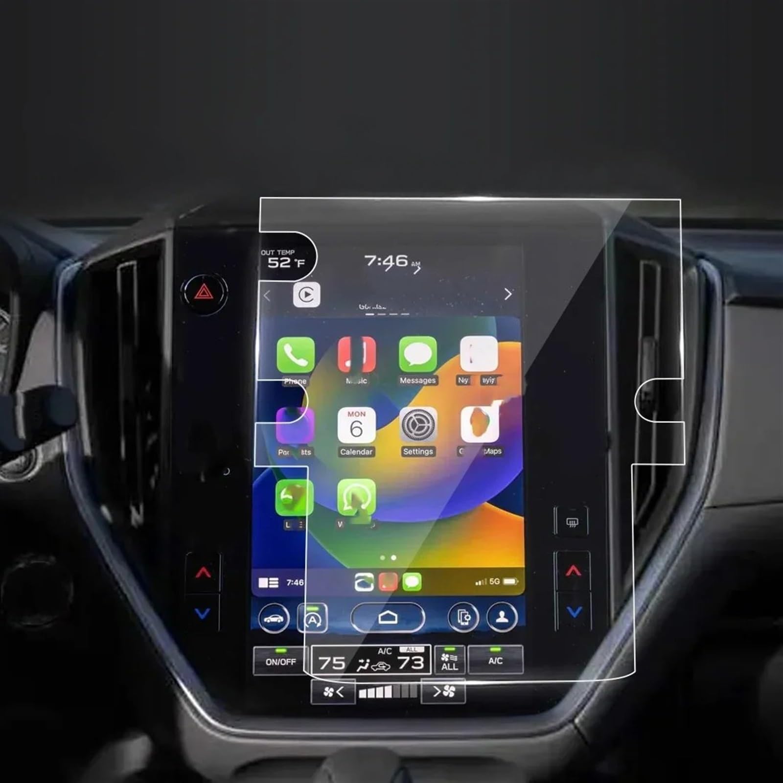 EDAUZVFR Car Displayschutzfolie Kompatibel Mit Subaru Für Crosstrek 2021 2022 2023 11,6 Zoll Autonavigationsschutzfolie Autonavigationsbildschirm-Schutzfolienaufkleber EDAUZVFR Car Displayschutzfolie Kompatibel Mit Subaru Für Crosstrek 2021 2022 2023 11,6 Zoll Autonavigationsschutzfolie Autonavigationsbildschirm-Schutzfolienaufkleber von EDAUZVFR