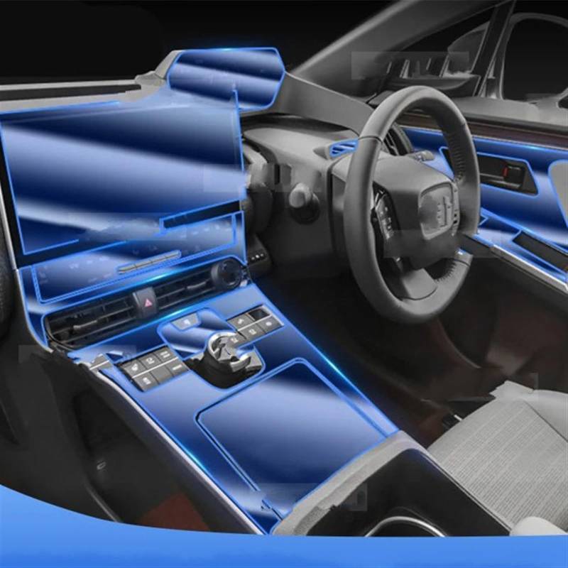 EDAUZVFR Car Displayschutzfolie Kompatibel Mit Toyota Für Bz4x 2022 2023 2024 Zentrale Steuerung Bildschirm Navigation Screen Schutzhülle Film Zubehör Screen Schutzhülle Film von EDAUZVFR