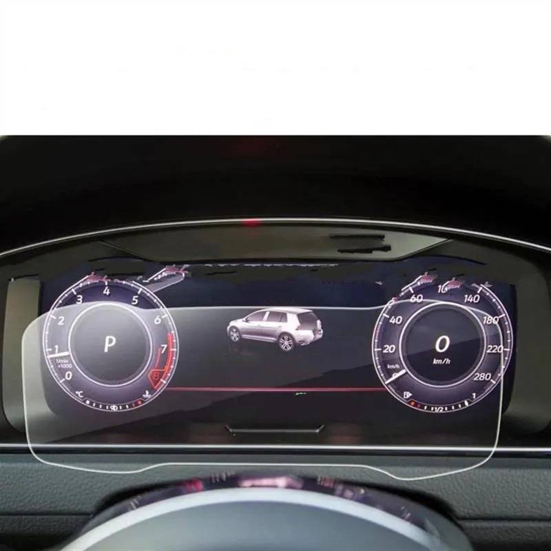 EDAUZVFR Car Displayschutzfolie Kompatibel Mit VW Für Golf 7 Digital Cockpit 2018 12,3 Zoll Autonavigationsbildschirm Schutzfolie Aufkleber Schutzfolie Aus Gehärtetem Glas von EDAUZVFR