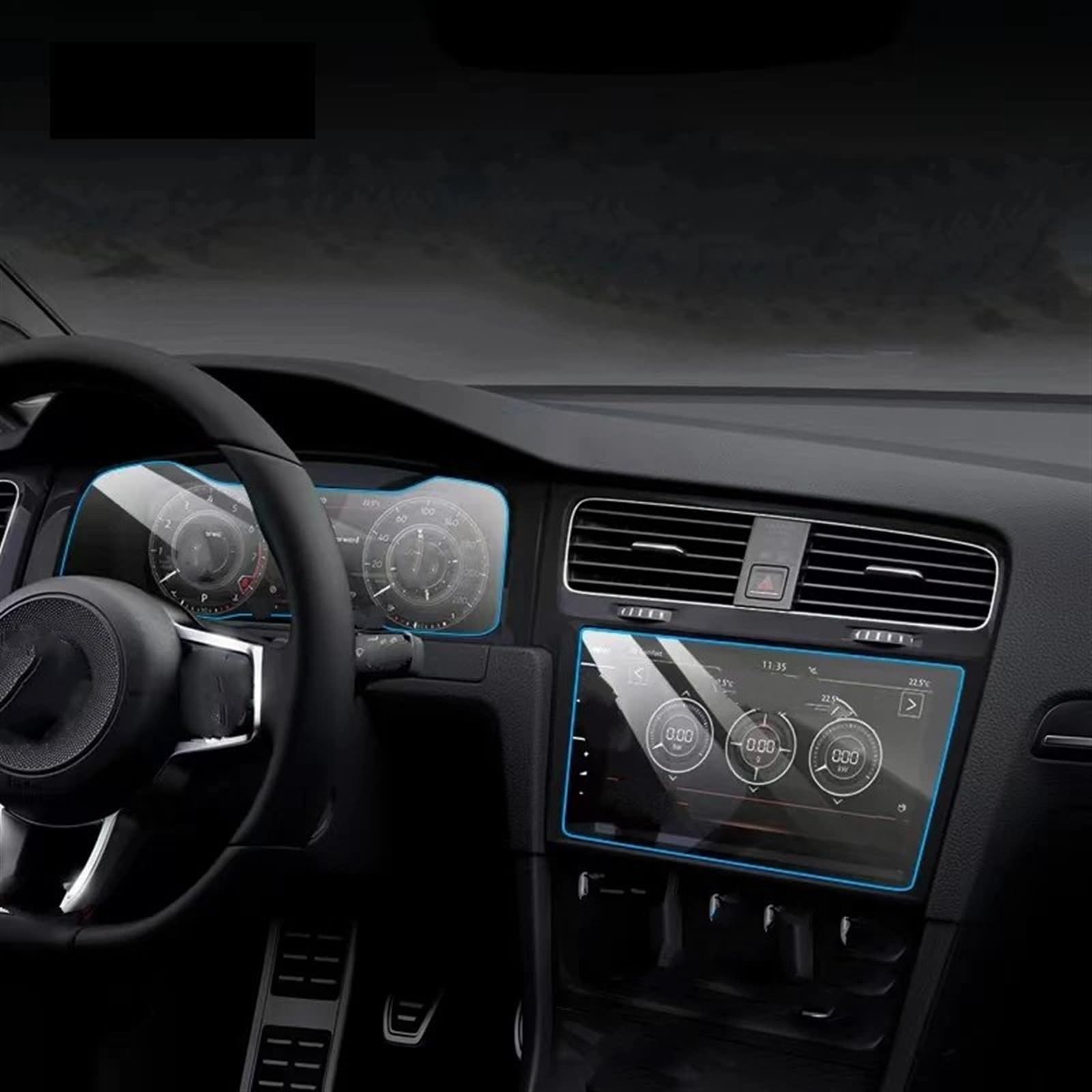 EDAUZVFR Car Displayschutzfolie Kompatibel Mit VW Für Golf 7 Für Mk7 2018 2019 2020 Autoinstrument Transparente Schutzfolie Displayschutzfolie Aus Gehärtetem Glas EDAUZVFR Car Displayschutzfolie Kompatibel Mit VW Für Golf 7 Für Mk7 2018 2019 2020 Autoinstrument Transparente Schutzfolie Displayschutzfolie Aus Gehärtetem Glas von EDAUZVFR