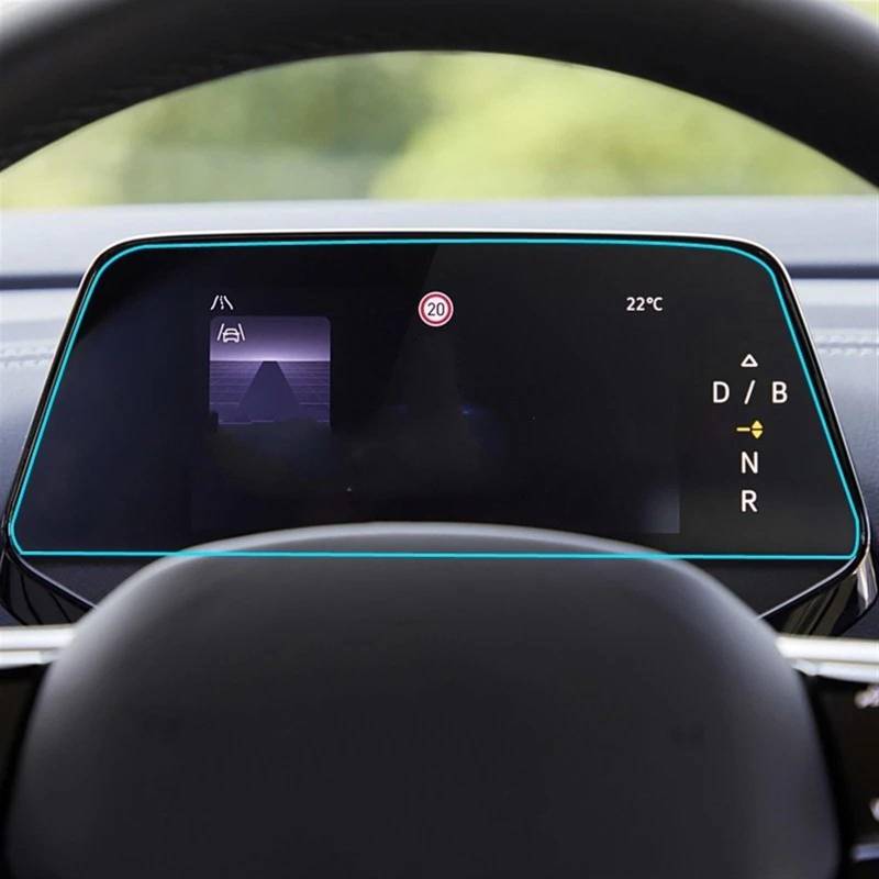 EDAUZVFR Car Displayschutzfolie Kompatibel Mit VW Für ID.4 2024 5,3 Zoll Autonavigations-Bildschirmschutzfolienaufkleber Gehärtetes Glas Schutzfolie Autozubehör von EDAUZVFR