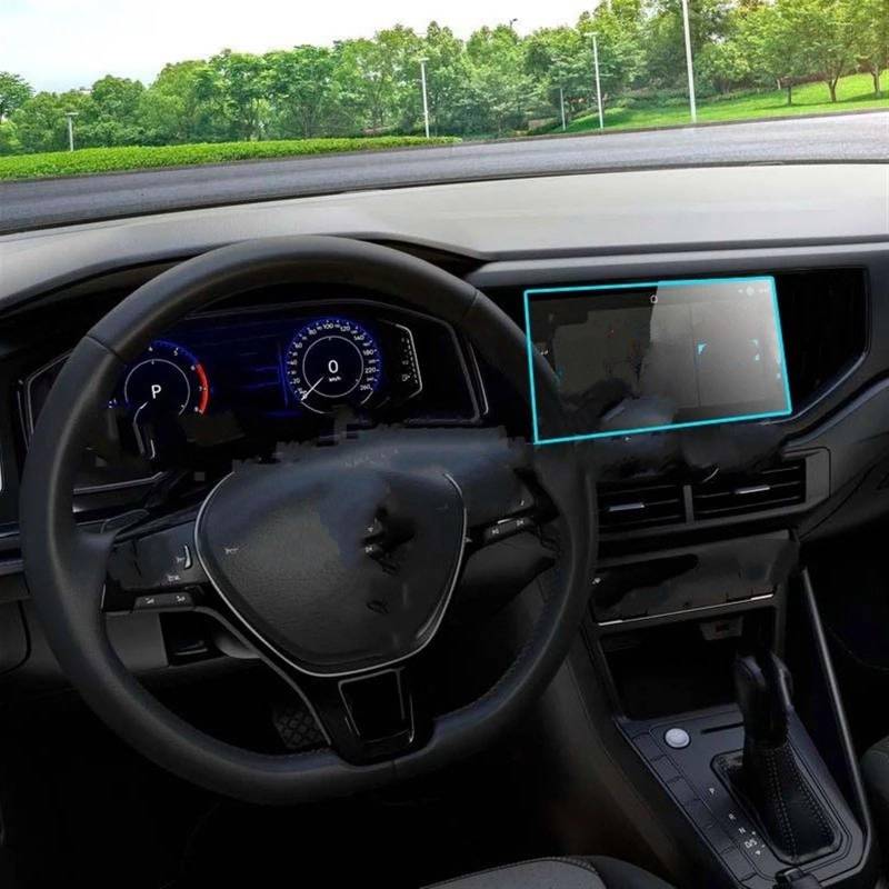 EDAUZVFR Car Displayschutzfolie Kompatibel Mit VW Für Virtus 2022 10,1 Zoll Autonavigationsbildschirm-Schutzfolienaufkleber Autoinstrument Transparente Schutzfolie von EDAUZVFR