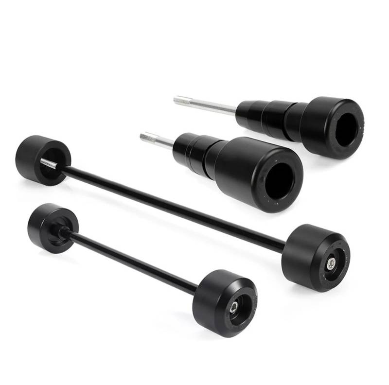 EDAUZVFR Gabelrahmenschieber Kompatibel Mit Für Z650RS Für ER650 2022 2023 2024 Rahmenschieber-Crash-Schutz Motorrad-Hinterrad-Vorderradachsen-Schiebeschutz(1 Set Slider) von EDAUZVFR