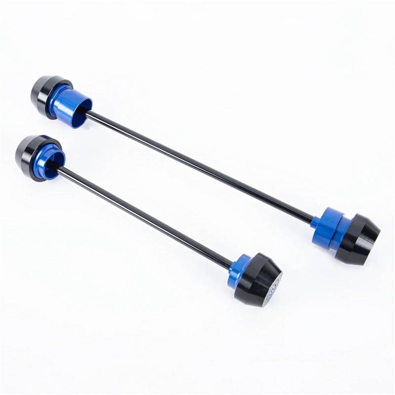 EDAUZVFR Gabelrahmenschieber Kompatibel Mit YZF-R7 2021 2022 2023 Vorderrad Hinterrad Gabel Achskappe Crash Protector Slider Spindelnabe Motorradzubehör Rahmenschieber(Blue) von EDAUZVFR