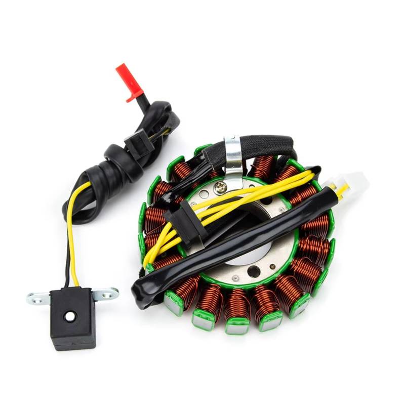 EDAUZVFR Stator Zündspulen Für EX400 Für EX-4 1994 1995 Für GPZ400S 1988 1889 1990 21003-1123 Motorrad Magneto Stator Spule Motorrad Magneto Stator Platte Zündspule von EDAUZVFR