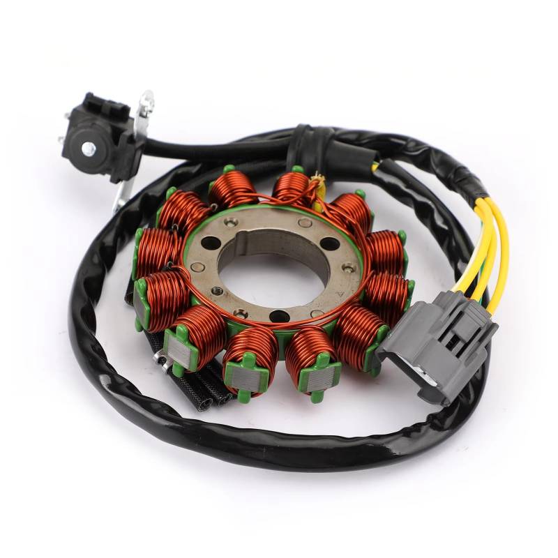 EDAUZVFR Stator Zündspulen Für KX450F KX450 2009 2010 2011 2012 2013 2014 2015 2016 2017 2018 21003-0082 Motorrad Magneto Generator Motor Stator Spule Zubehör von EDAUZVFR