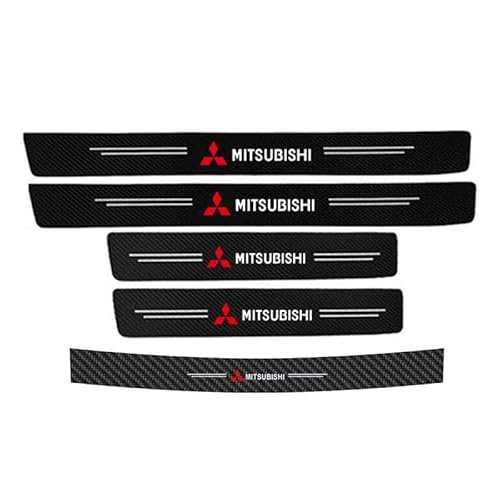 Auto Einstiegsleisten Schutz für Mitsubishi ASX 2023, Kohlefaser Türeinstiegsschutz Aufkleber Auto Türschweller Selbstklebend Schutzfolie Kratzfeste Innenzubehör,5pcs Auto Einstiegsleisten Schutz für Mitsubishi ASX 2023, Kohlefaser Türeinstiegsschutz Aufkleber Auto Türschweller Selbstklebend Schutzfolie Kratzfeste Innenzubehör,5pcs von EDOTJD