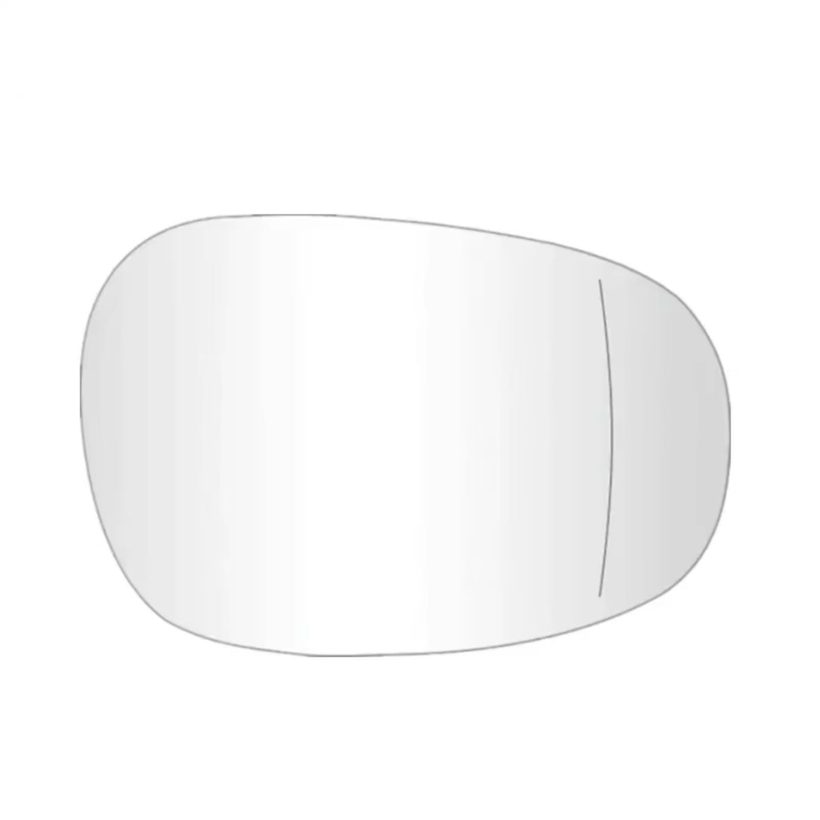 Kompatibel Mit BMW Für 1 3 Serie E81 E90 E91 E92 325i 328i 2009–2013, Beheiztes Rückspiegelglas, Links Und Rechts, OEM: 51167252893, 51167252894(White Right) von EDPOAQC