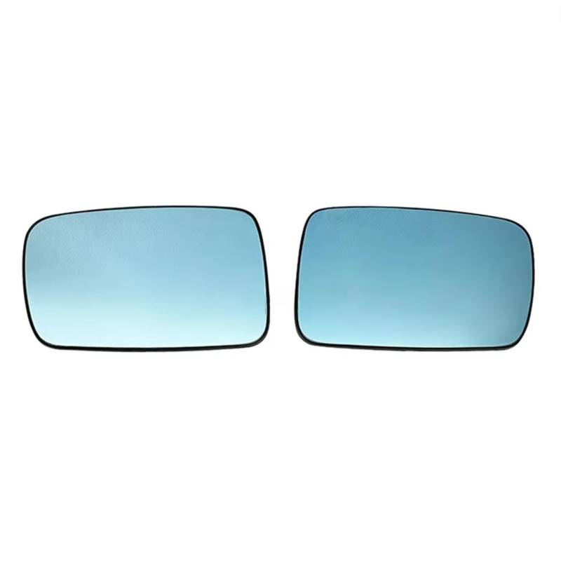 Kompatibel Mit BMW Für 3er E46 1999 2000 2001 2002 2003 2004 2005 2006, Beheiztes Rückspiegelglas, OEM: 51167028427, 51167028428(White) von EDPOAQC