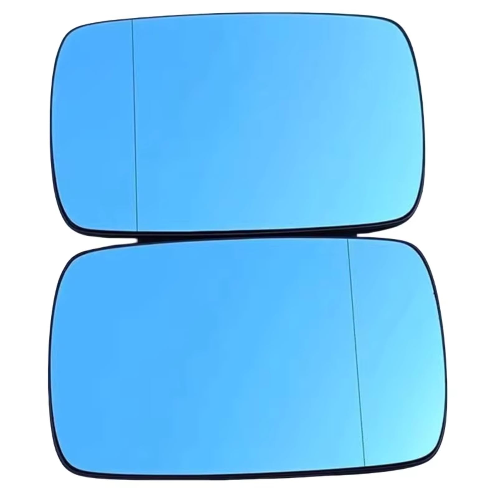 Kompatibel Mit BMW Für 7er E65 E66 E67 2002 2003 2004 2005 2006 2007 2008 Auto Blau Weitwinkelspiegelglas OEM:51167028427 51167028428(A pair heatingBlue) von EDPOAQC