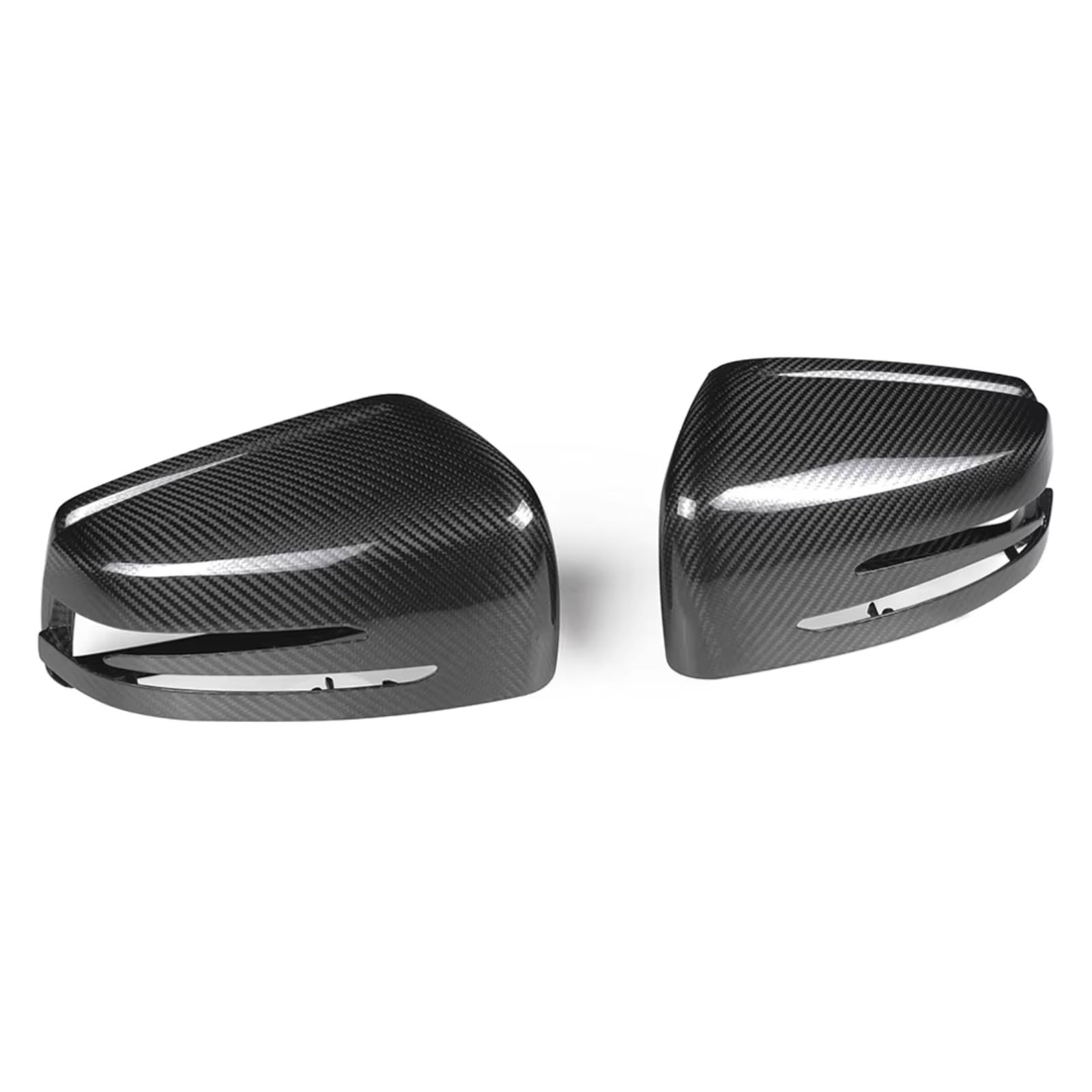 Kompatibel Mit Benz Für W204 W176 W117 W218 W212 W207 X156 2010–2016, OEM-Stil, Echte Trockene Kohlefaser, Seitentür-Rückspiegelkappen von EDPOAQC