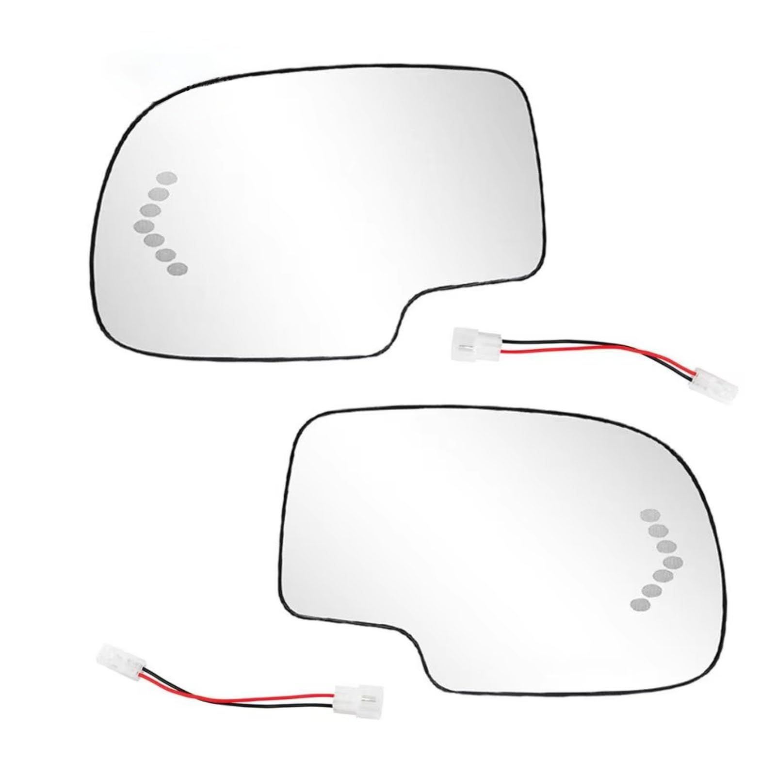 Kompatibel Mit Chevrolet Für Avalanche 2003 2004 2005 2006, Beheizter Seitlicher Rückspiegel, Blinker-Ersatz, OEM: 88944391 88944392(Left Driver Side) von EDPOAQC