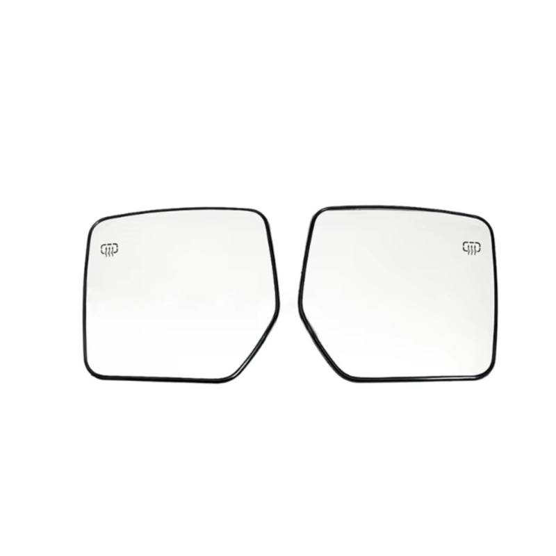 Kompatibel Mit Dodge Für Nitro 2007 2008 2009 2010 Rückspiegellinse, Beheiztes Glas, Autoteile OEM: 68003927AA 68003926AA(Left Right) von EDPOAQC