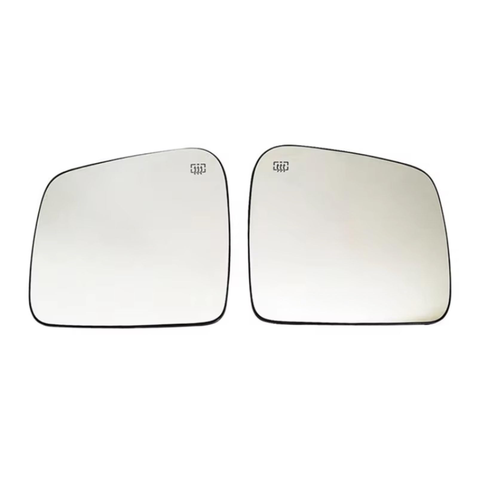 Kompatibel Mit Jeep Für Grand Für Cherokee 2011–2021, Rückspiegellinse, Heizung, Glas, Autoteile, OEM: 68092051AB, 68082636AB(Pair) von EDPOAQC