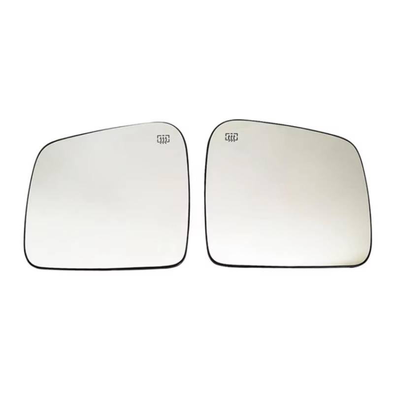 Kompatibel Mit Jeep Für Grand Für Cherokee 2011–2021, Rückspiegellinse, Heizung, Glas, Autoteile, OEM: 68092051AB, 68082636AB(Pair) von EDPOAQC